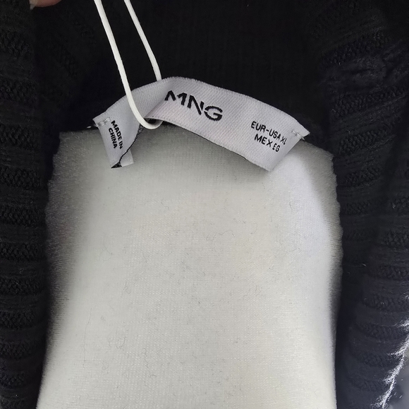 Mango High Neck Mini Knitted Dress - Picture 6 of 8